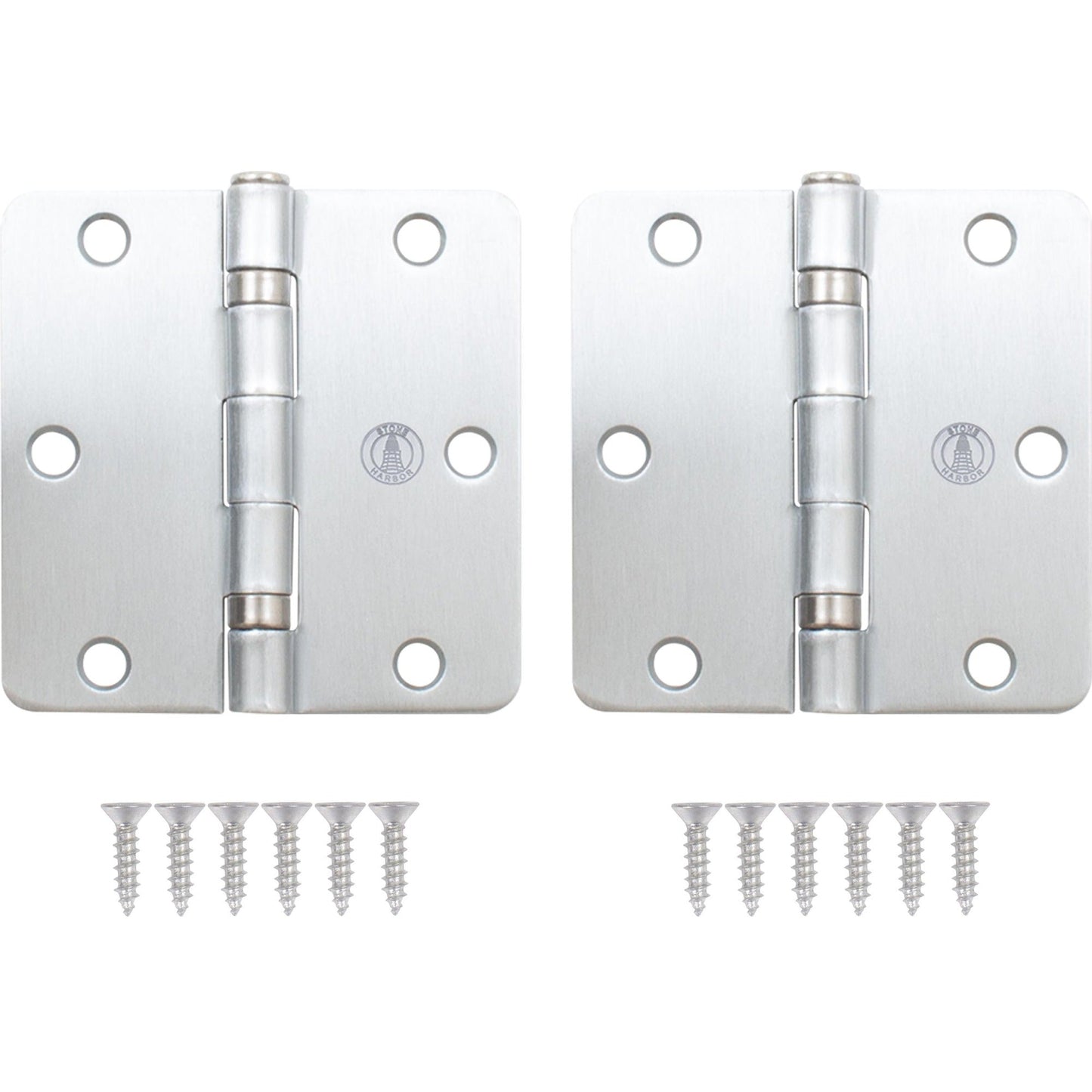 3-1/2" Ball-Bearing Door Hinges, 1/4" Radius Corner