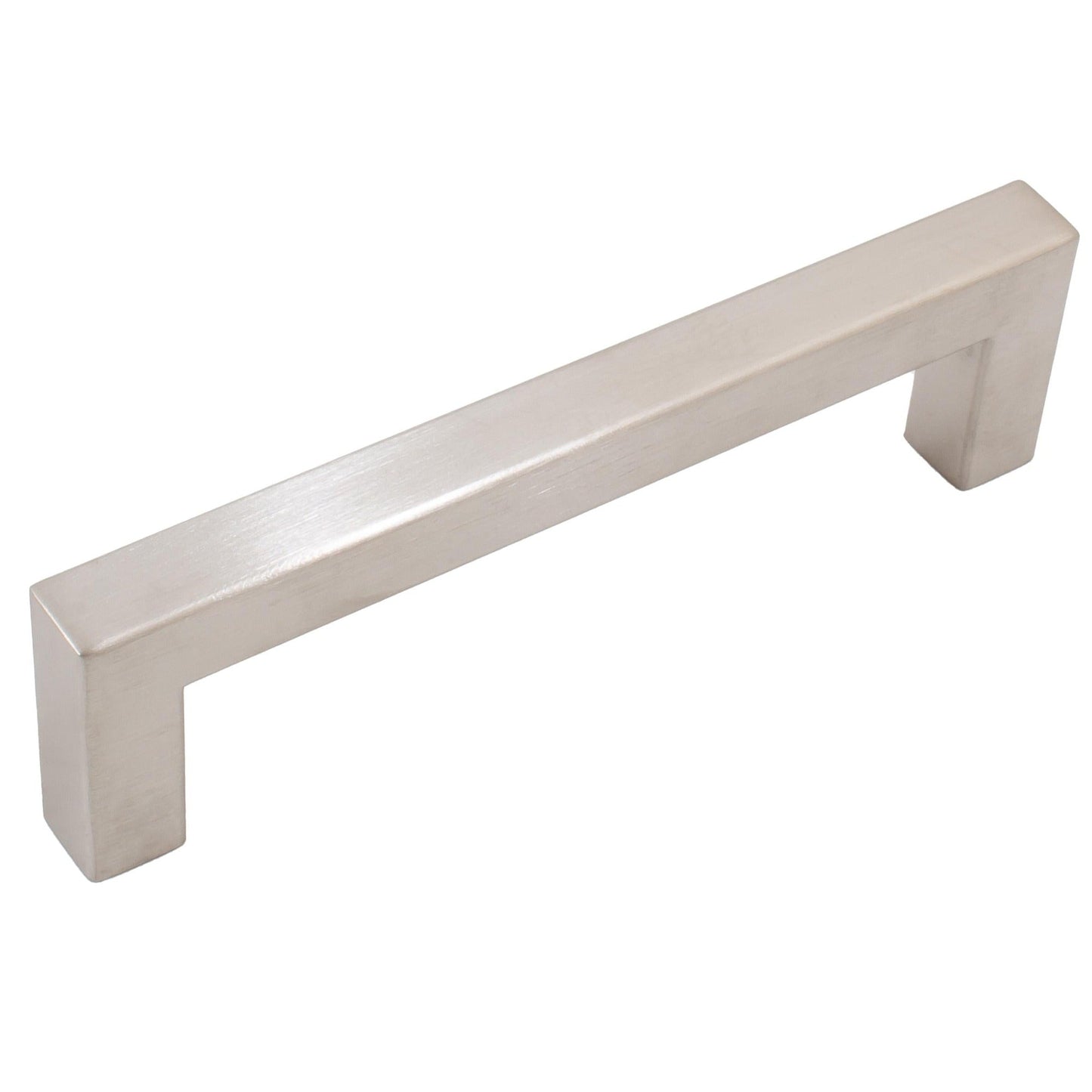 Contemporary Square 96mm Pull, Stainless Steel