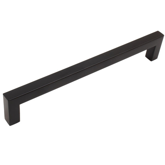 Contemporary Square 160mm Pull, Stainless Steel