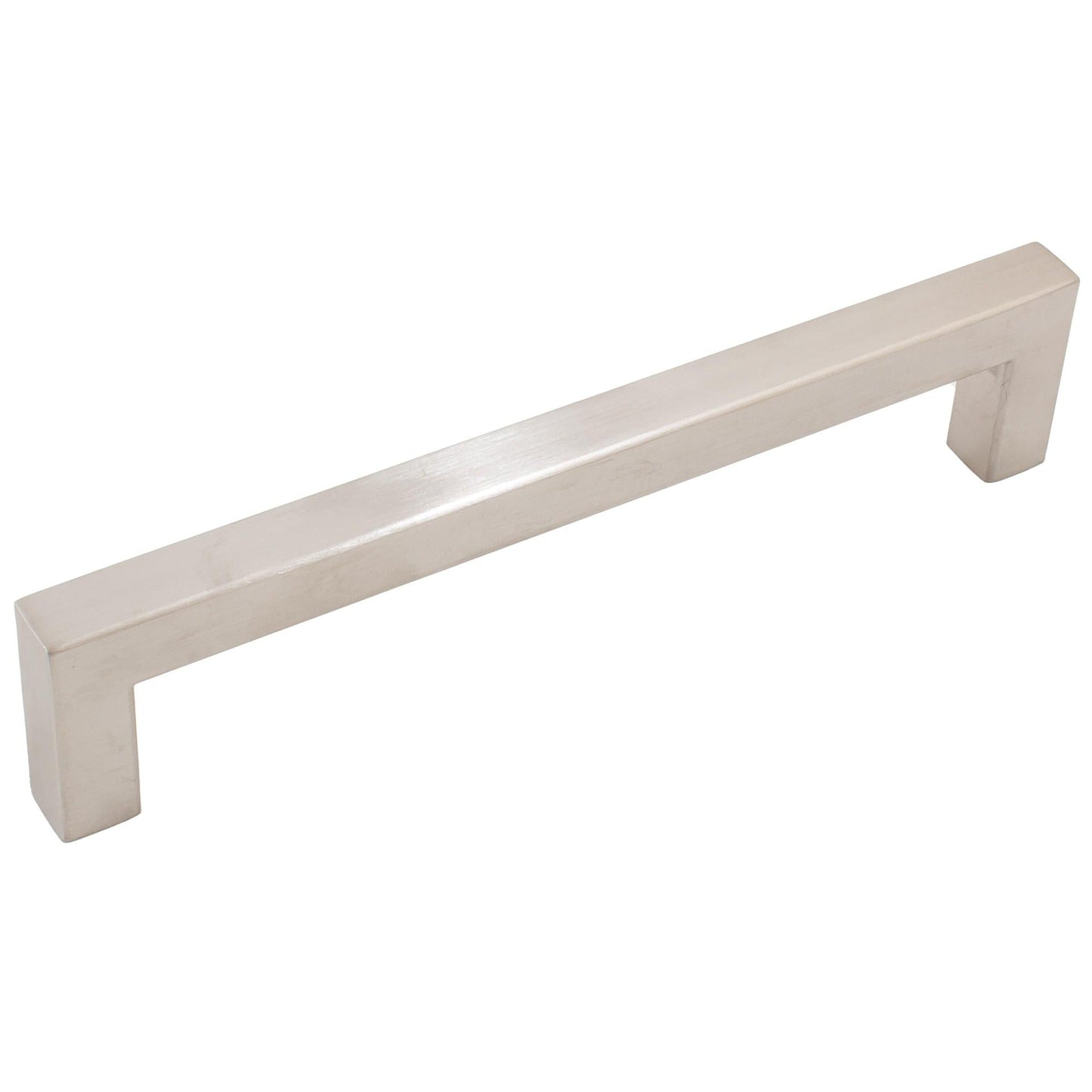 Contemporary Square 128mm Pull, Stainless Steel