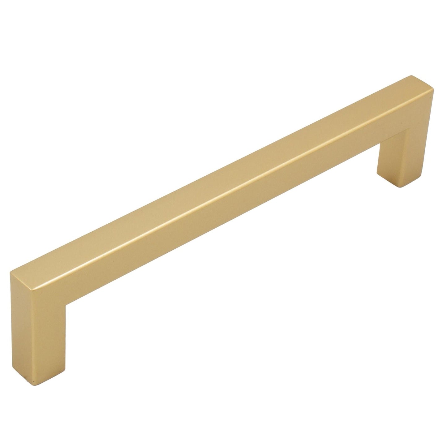 Contemporary Square 128mm Pull, Stainless Steel